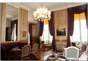 The Music Room of the 1728 restaurant, with it's original 18th century paneling  1728